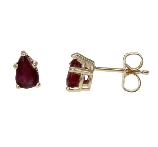 Ruby Stud Earrings