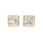 Princess Cut Diamond Studs