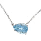 Pear-Cut Aquamarine Necklace