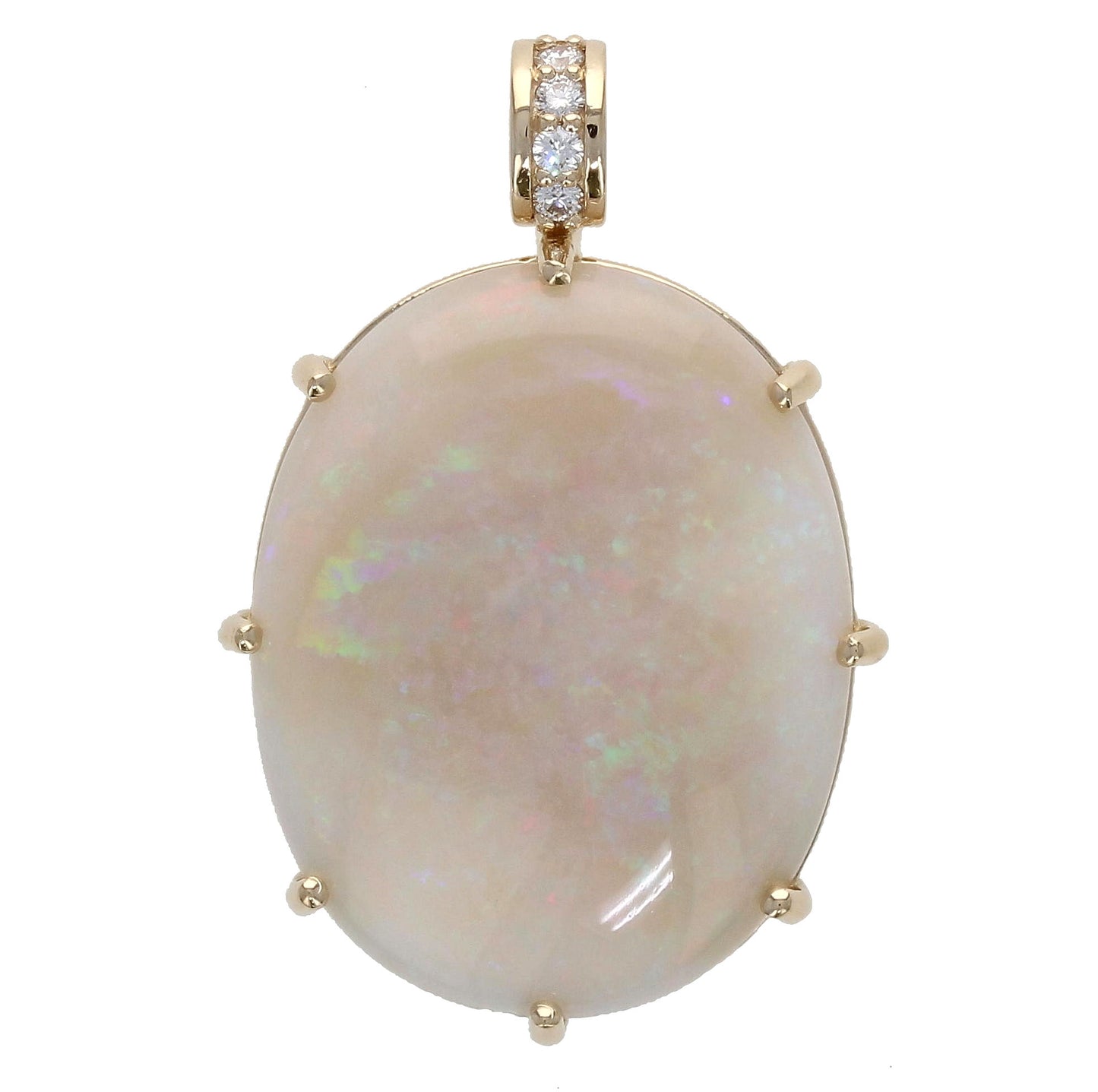 White Opal Pendant