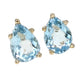 Aquamarine Stud Earrings