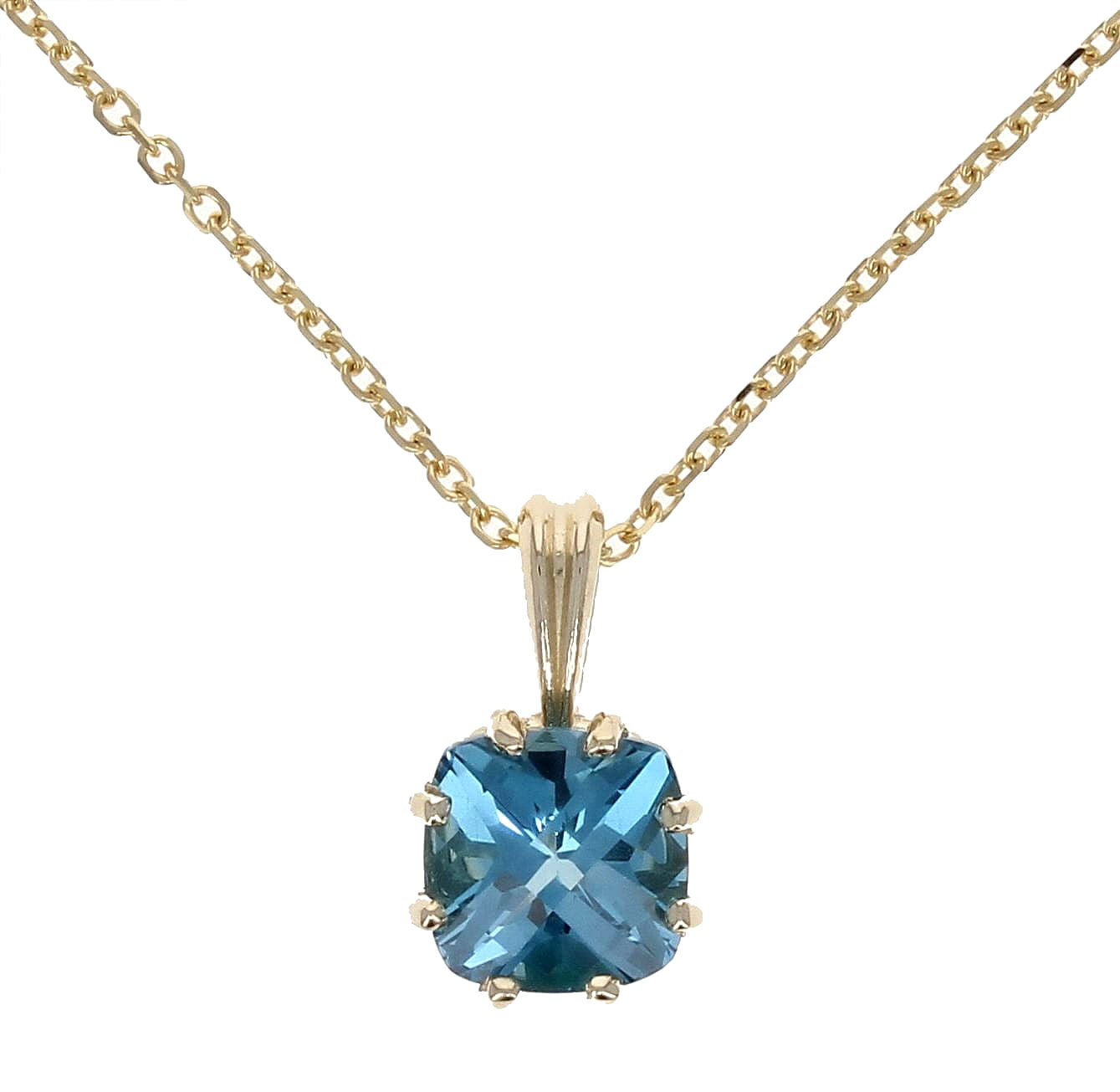 Blue Topaz Pendant