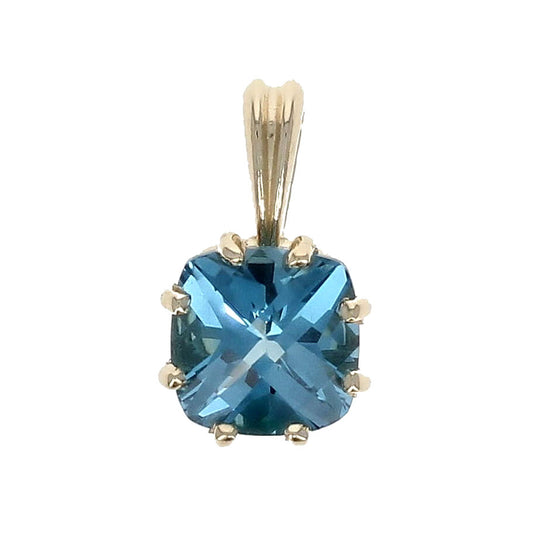 Blue Topaz Pendant