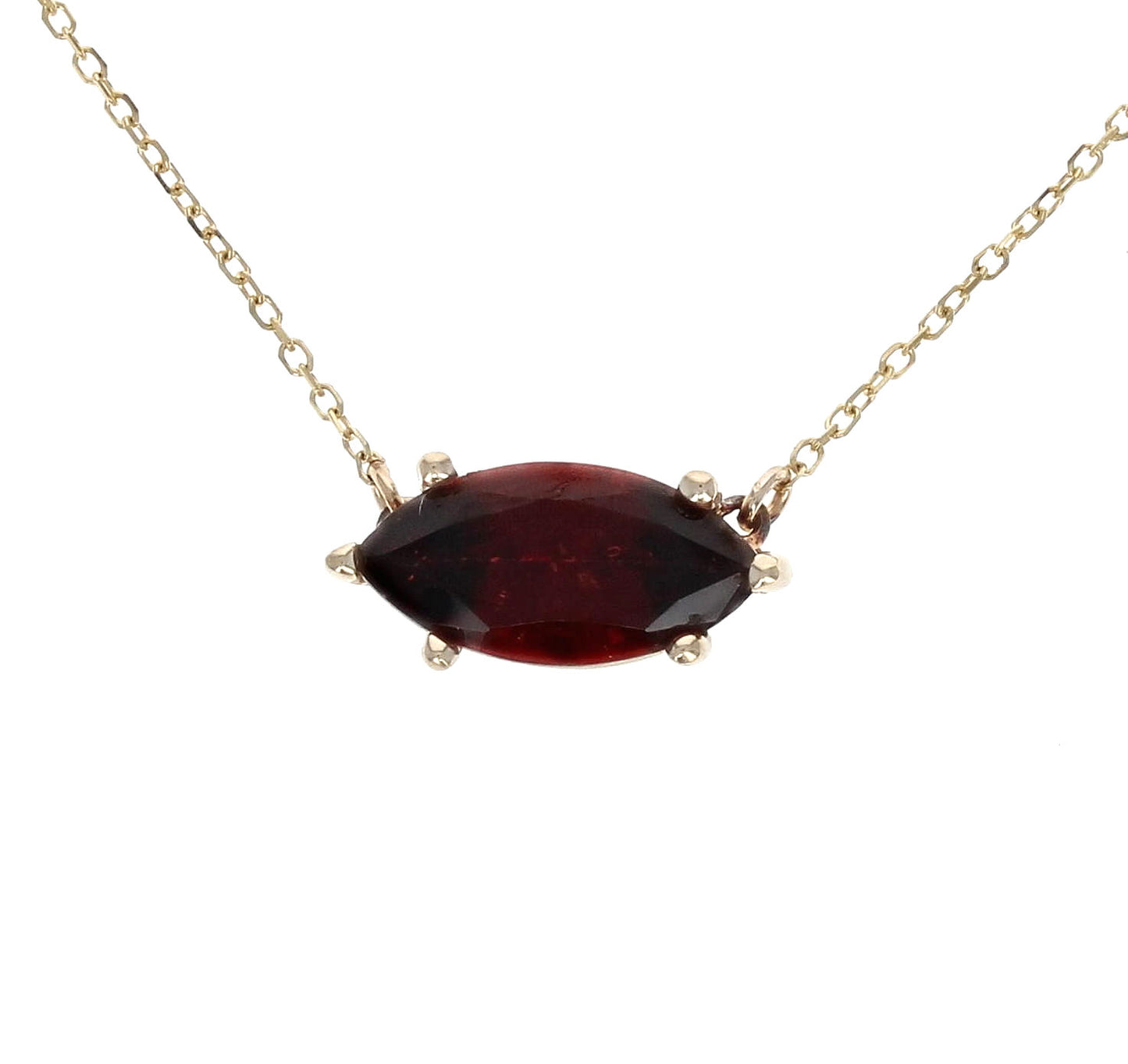 Marquise Garnet Necklace