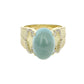 Cabochon Aquamarine Ring