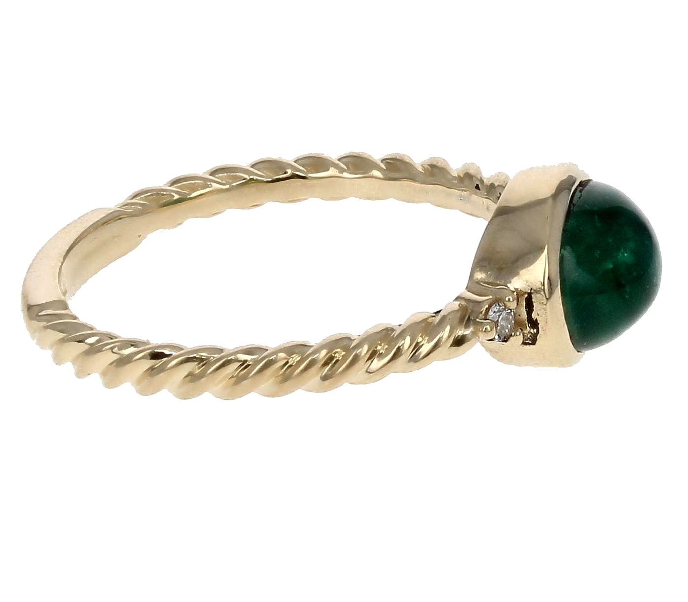 Emerald and Diamond Ring