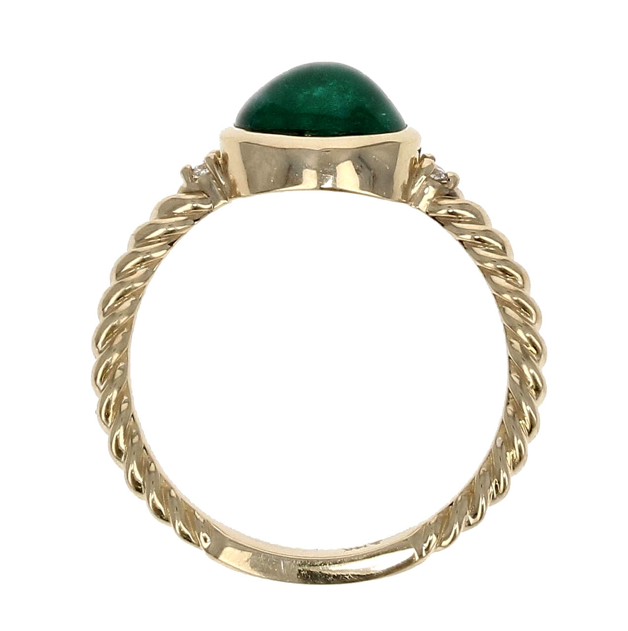 Emerald and Diamond Ring