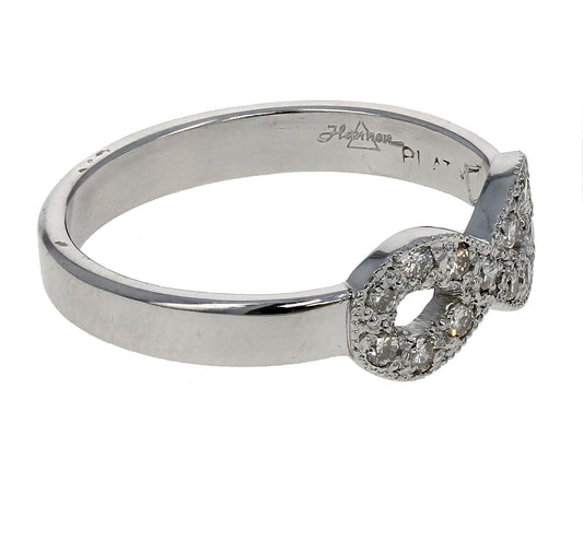 Pave Diamond Infinity Ring