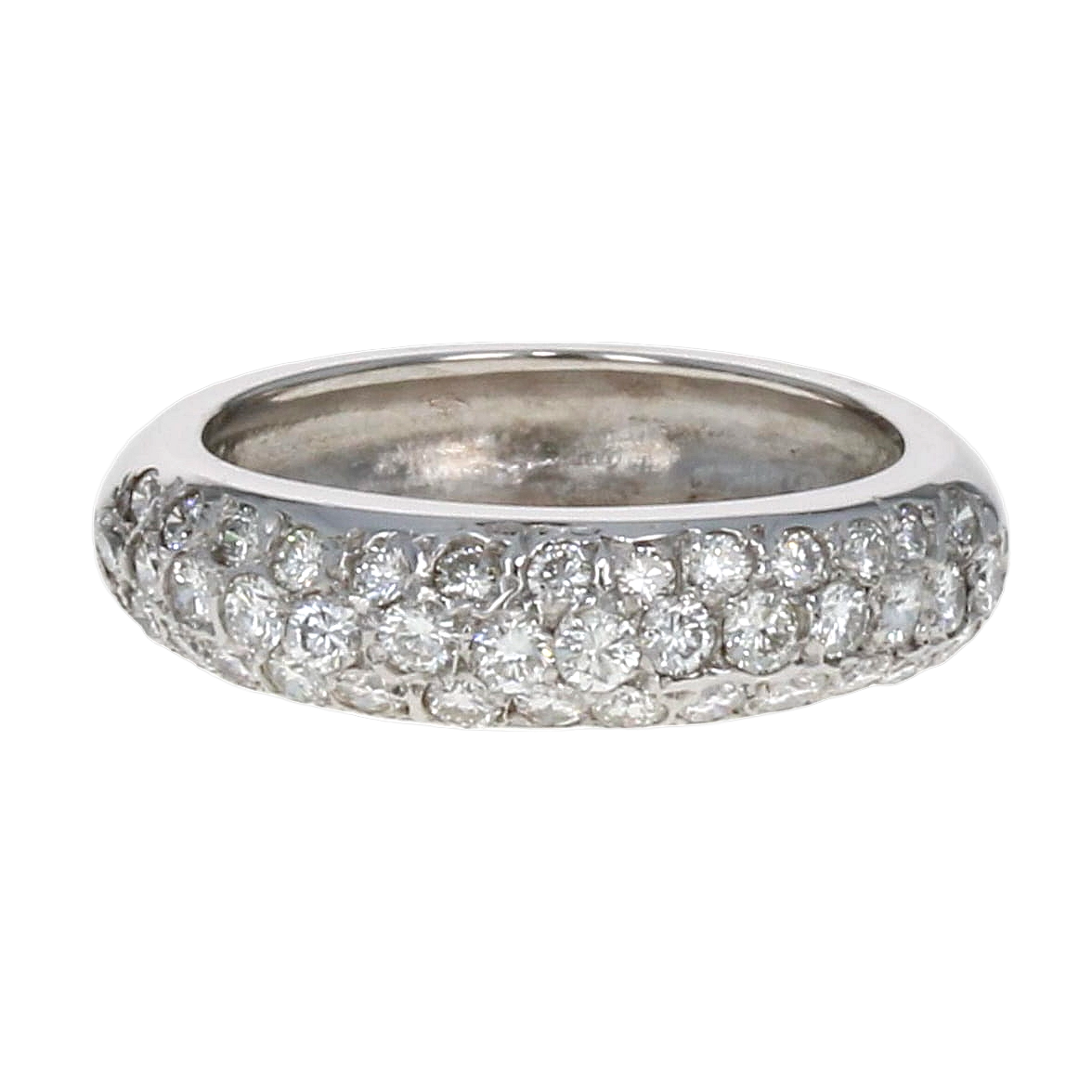 Three-Row Diamond Band