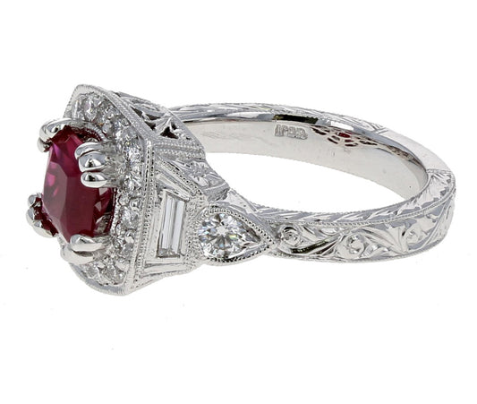 Ruby and Diamond Ring