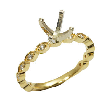 14KY 0.16 CT Ring