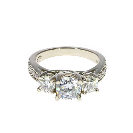 Three Stone Forevermark Diamond Ring