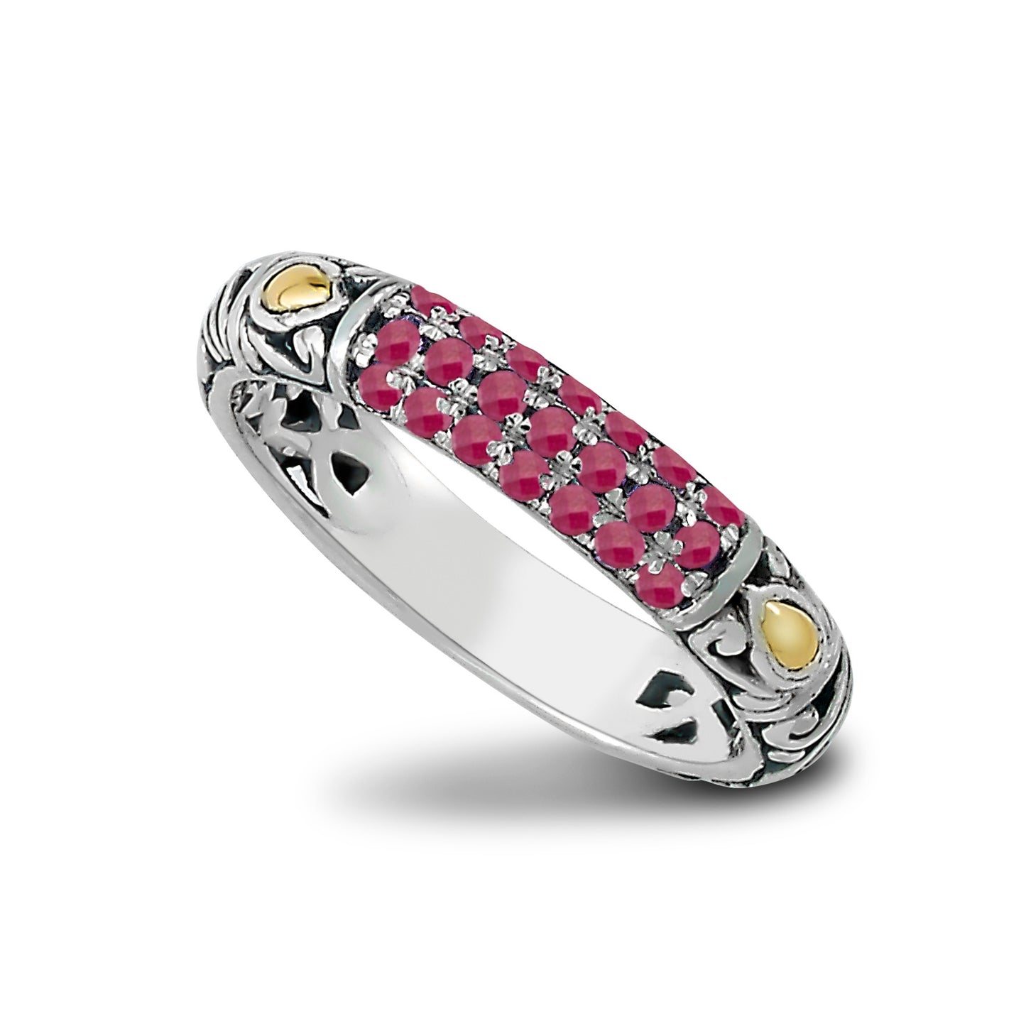 Pave Ruby Ring