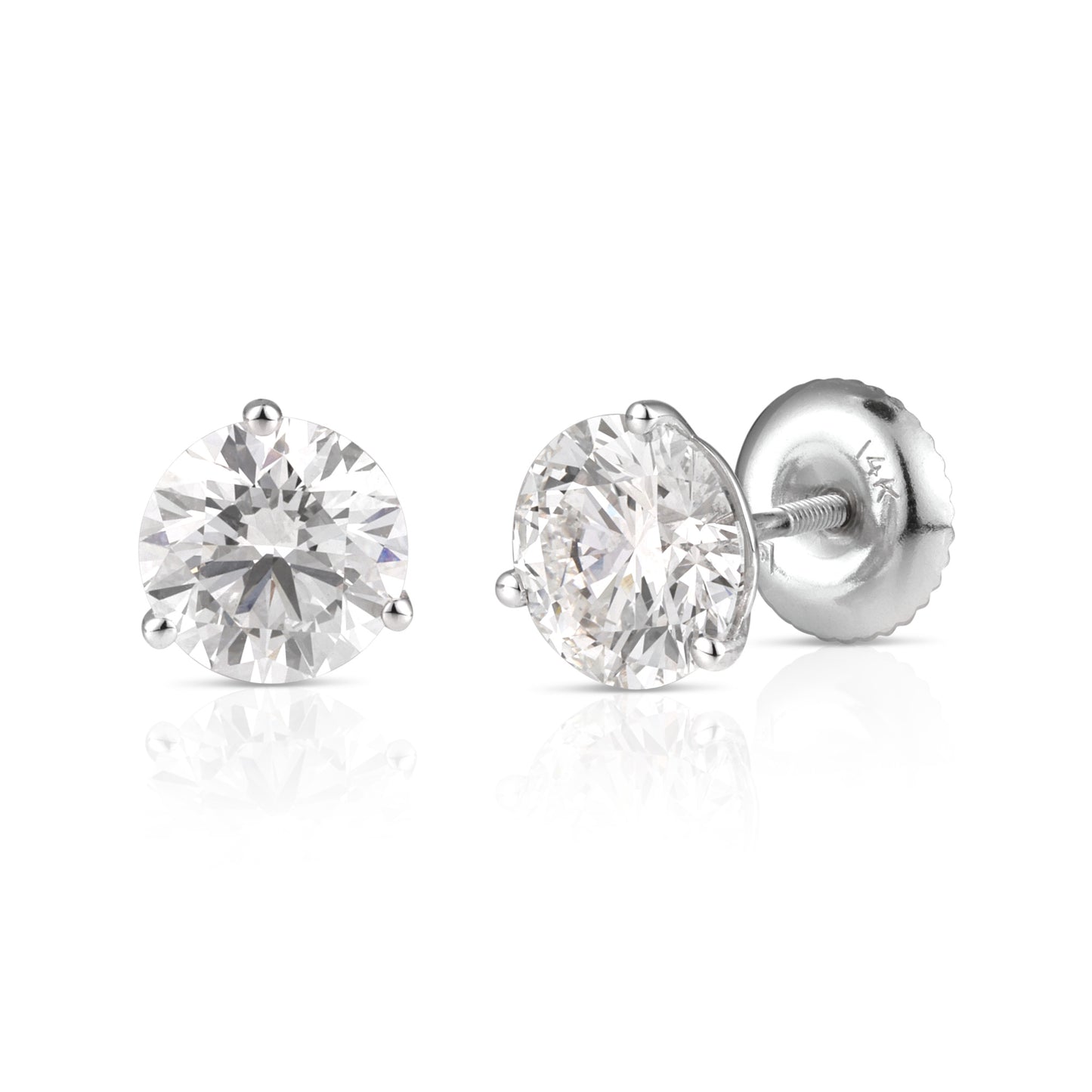 2ct Lab Grown Diamond Studs