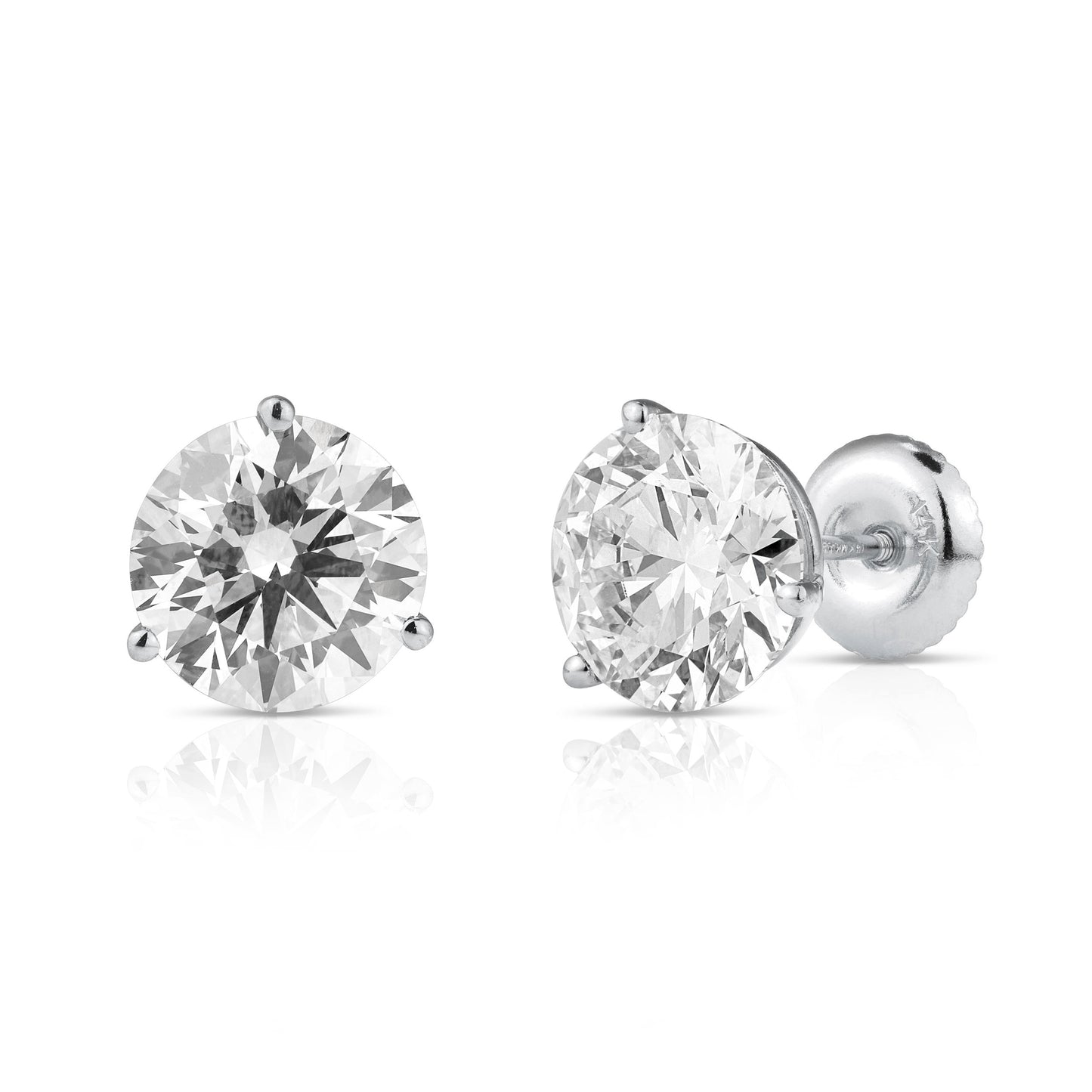 4ct Lab Grown Diamond Studs