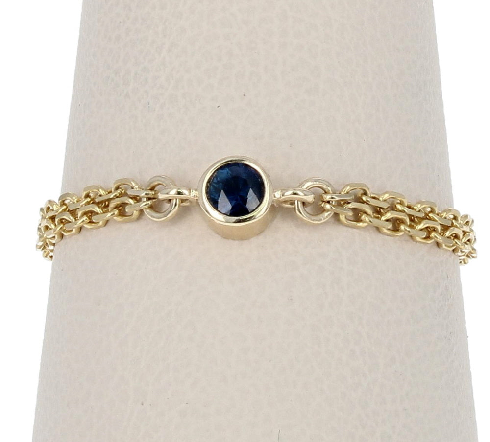 Sapphire Chain Ring