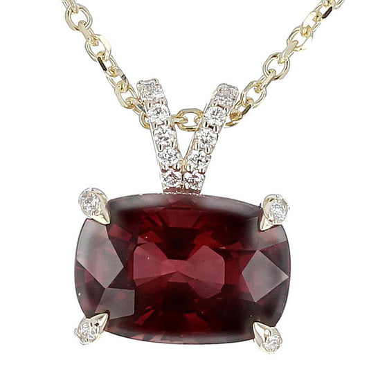 Ruby and Diamond Pendant