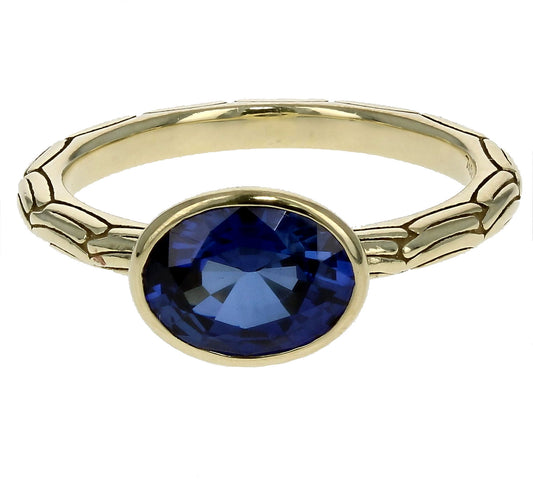 Oval Sapphire Ring