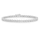 Rosette Clluster Tennis Bracelet