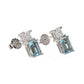 Aquamarine Diamoonds Earrings