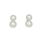 Double Cultured Pearl Earrings
