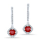 Ruby Dangle Earrings