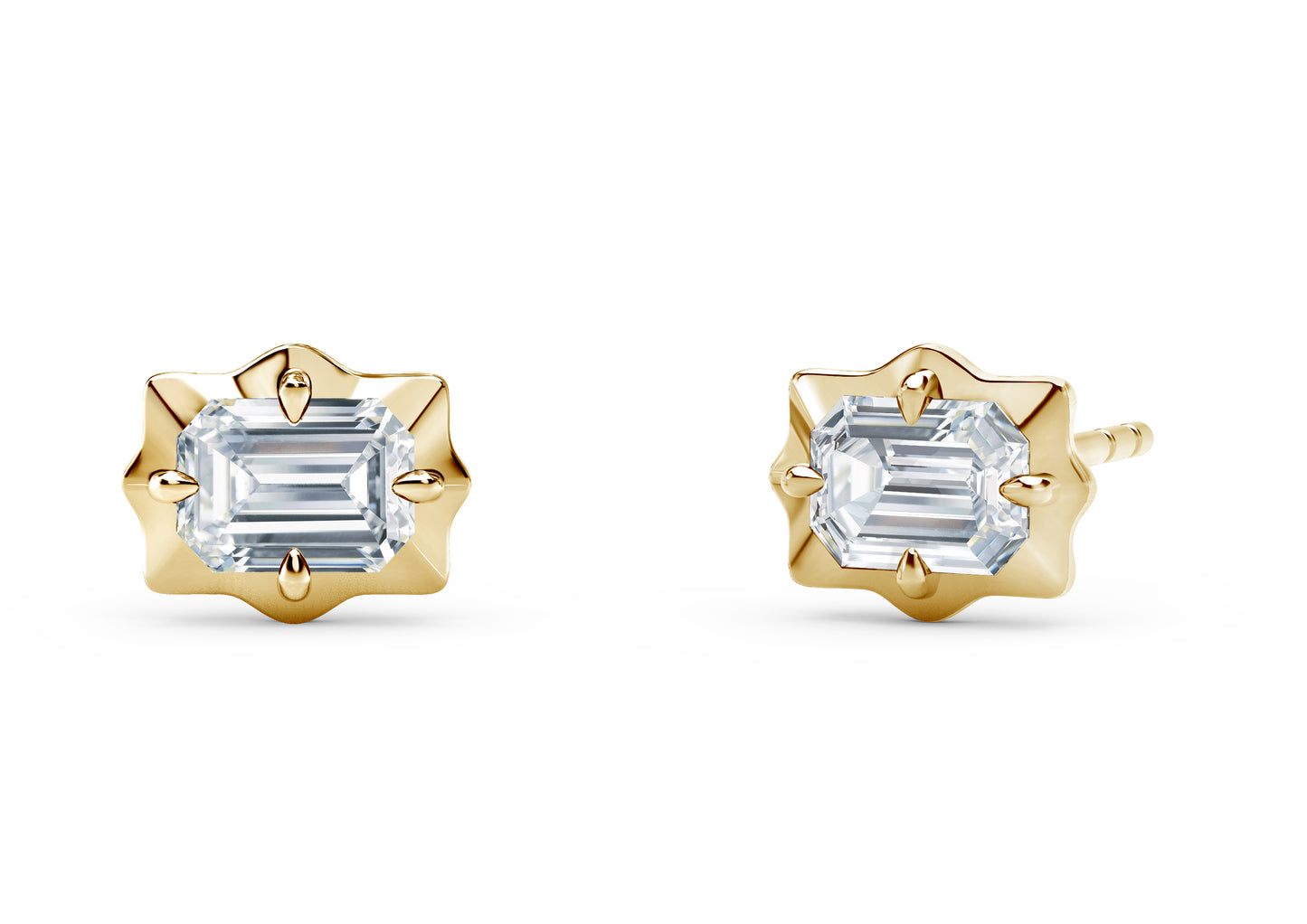 Alchemy Emerald Shape Earrings