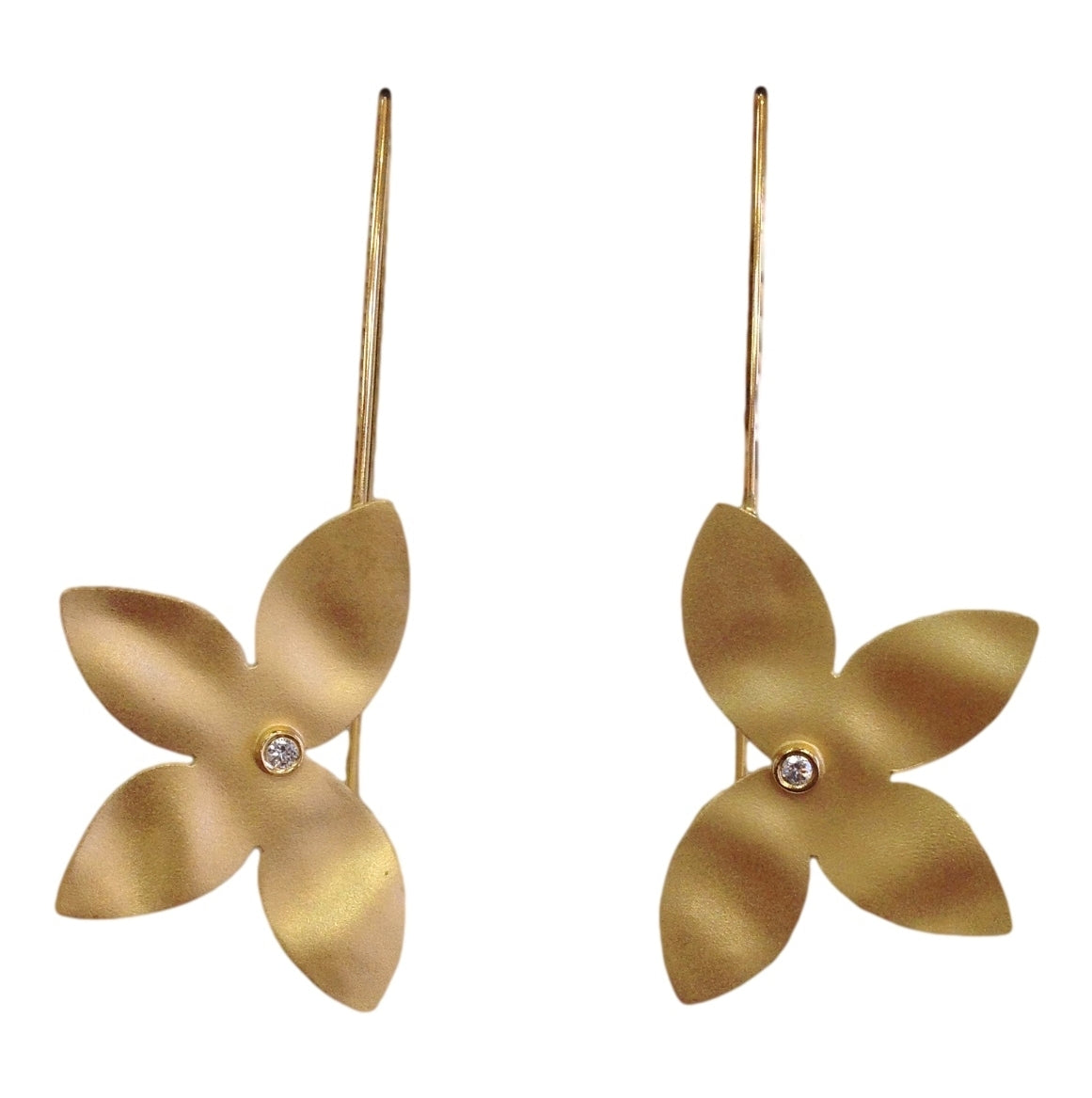Flower Gold Earring