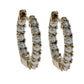 Pearl Hoops Earrings