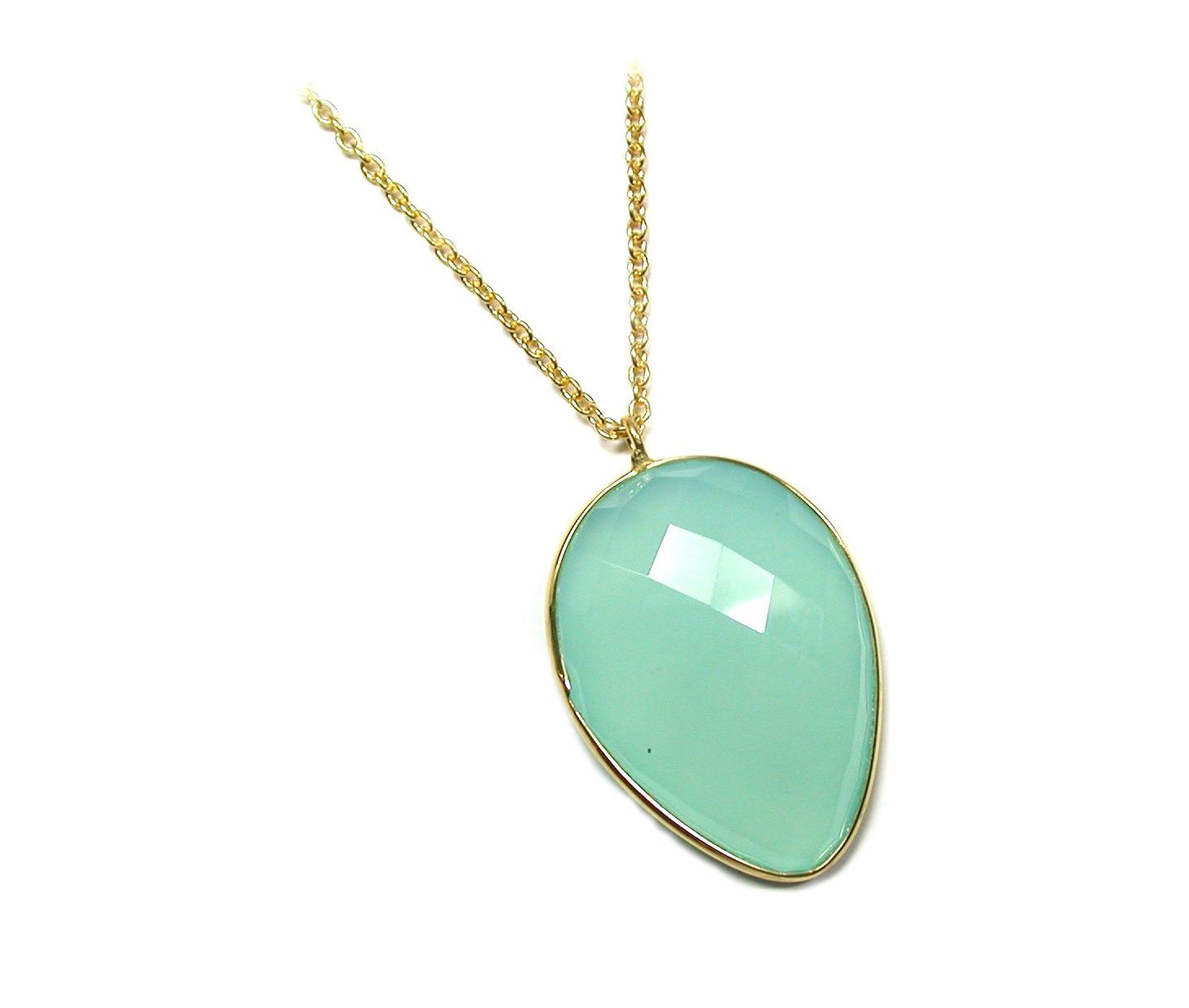 Sea-Green Chalcedony Necklace
