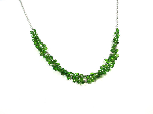 Chrome Diopside Beads Necklace