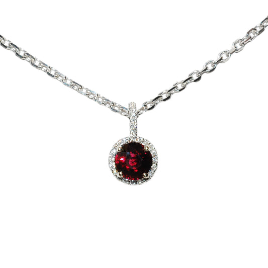 Ruby and Diamond Pendant