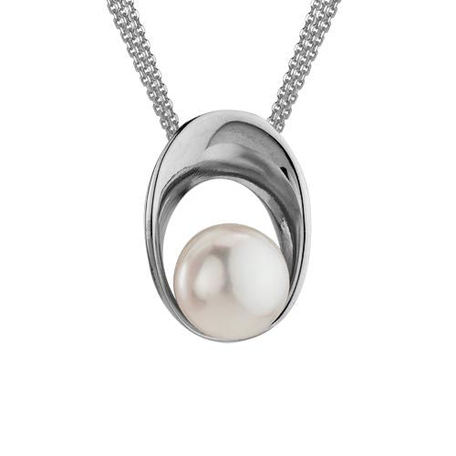 Sterling Silver and Pearl Pendant