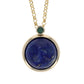 Lapis Lazuli and Emerald Pendant