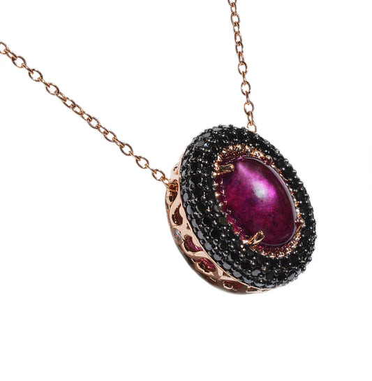 Red Tourmaline Necklace