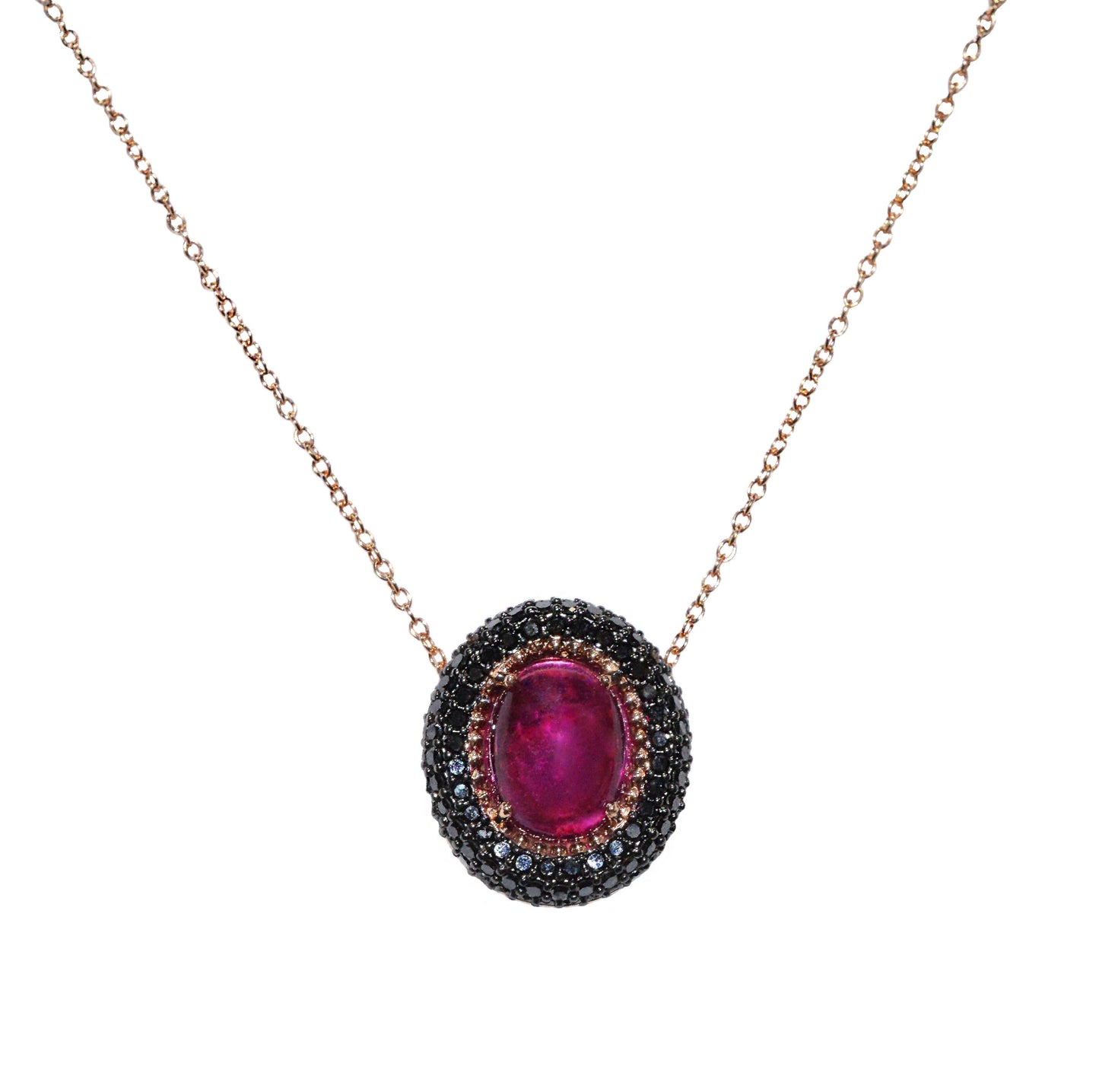 Red Tourmaline Necklace