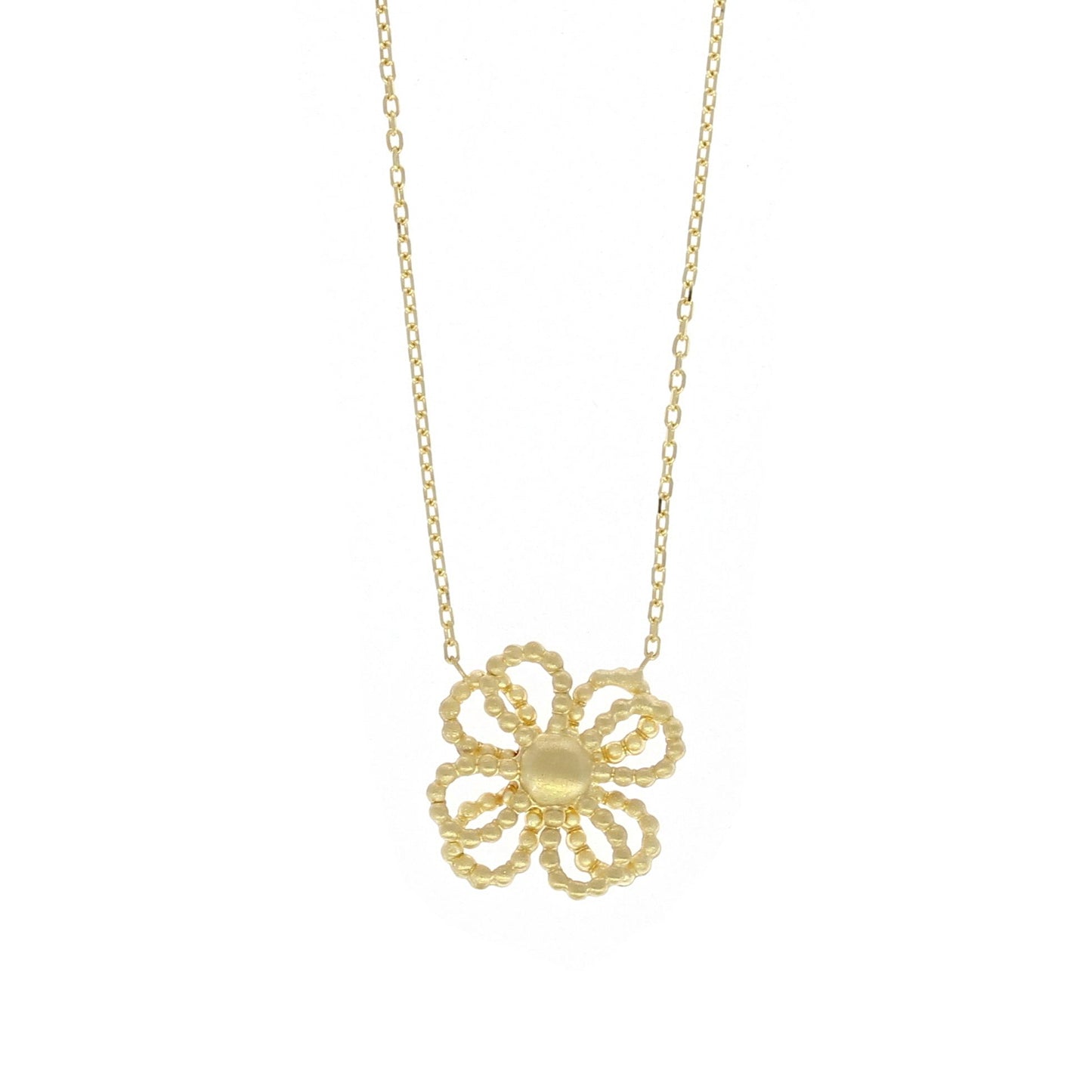 Flower Gold Necklace