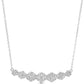 Seven Cluster Rosette Necklace