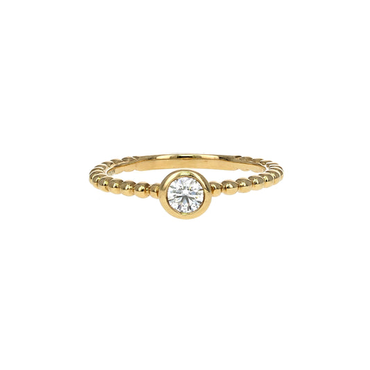 Forevermark Bezel-Set Solitaire Ring