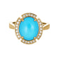 Oval Turquoise Ring