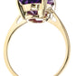 Oval Amethyst Ring
