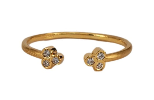 Trio Gold Diamond Ring
