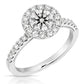 Bezel Prong Engagement Ring