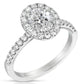 Oval Halo Engagement Ring