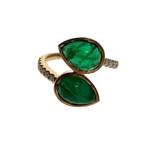 You and Me Emerald Ring