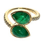 You and Me Emerald Ring