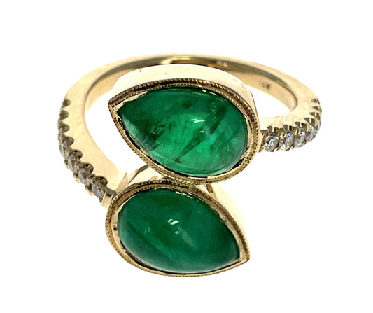 You and Me Emerald Ring