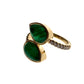 You and Me Emerald Ring