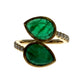 You and Me Emerald Ring