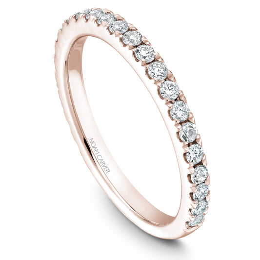 Diamond Rose Gold Stackable Band